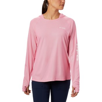 Columbia Hoodie Dames, PFG Tidal Deflector Roze, 65PLENZGQ